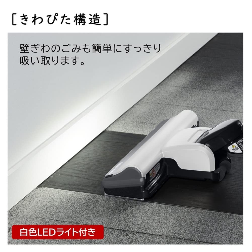 Пылесос Hitachi Power Boost Cyclone Cordless Stick Cleaner W Белый Сделано в Японии Сильная мощность Легкий PV-BH500A1 Самоходный