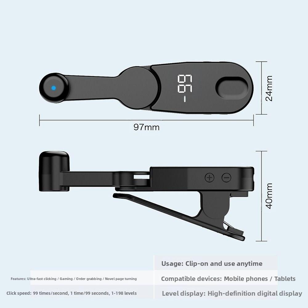 USB-интерфейс Автоматический кликер экрана Мини-кликер экрана мобильного телефона Таппер экрана Сотовый телефон
