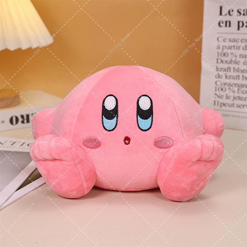 New Arrival Star Kirby Big Butt Bigfoot Plush Toy Kirby Rose Flower Soft Stuffed Peluche Dolls for Boy Girl Valentine's Day Gift