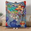 Custom 1pc Toy Story Adventure Blanket, Soft And Comfortable Blanket, Casual Warm, Camping Travel Blanket, Birthday Gift Q910293