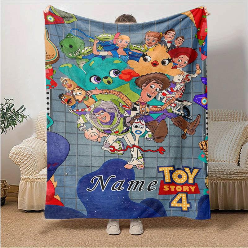 Custom 1pc Toy Story Adventure Blanket, Soft And Comfortable Blanket, Casual Warm, Camping Travel Blanket, Birthday Gift Q910293