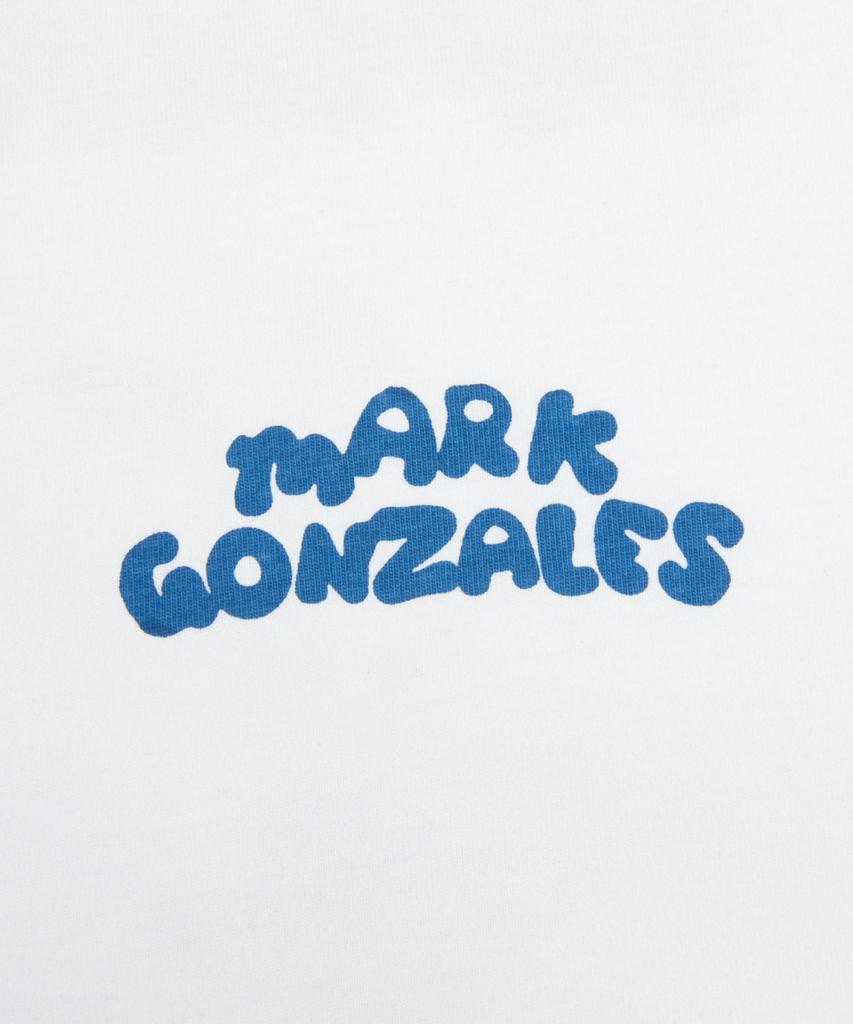 Mark Gonzales Футболка с коротким рукавом с персонажами-ангелами - Белая