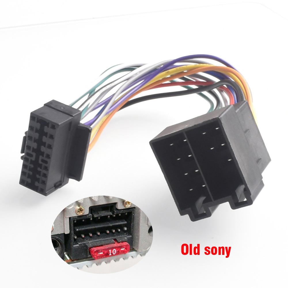 16-контактный жгут ISO для автомагнитолы Sony к ISO, подключи и играй, автоадаптер, жгут проводов, разъем
