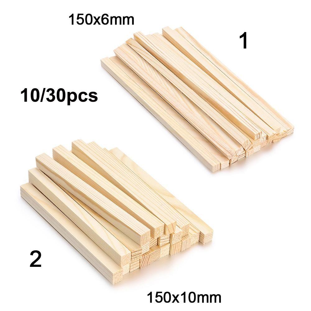 Kids Children Building Model Square Wooden Rods Educational Toys Counting Stick Wooden Diy Craft