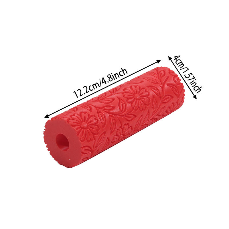 Тиснение Узорчатый Текстурный Валик DIY Подсолнух Керамическая Глина Валик Формы Керамика Искусство Инструмент для Рукоделия