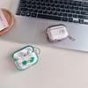 Динамичный Жидкий Чехол для Наушников AirPods Pro Чехол Para el Airpod 4 3 2 Защитный Жесткий Наушники Сияющие Звезды Fundas