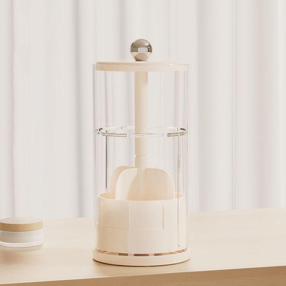 Пластиковый ящик для хранения косметики большой вместимости, туба для хранения кистей для макияжа, ванная комната