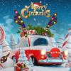 Christmas Reindeer Antlers Car Decoration Kit, IP44 Waterproof LED Lights Nose Vehicle With Jingle Bells Rudolph, Auto Holiday Accessories For SUV