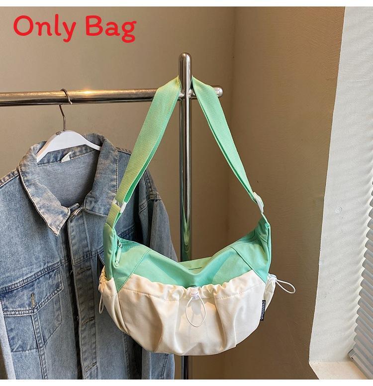 Urban Style Soft Fabric Cloud Bag With Large Capacity For Commuting Women