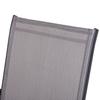 Set of Two Folding Garden Chairs - Grey
