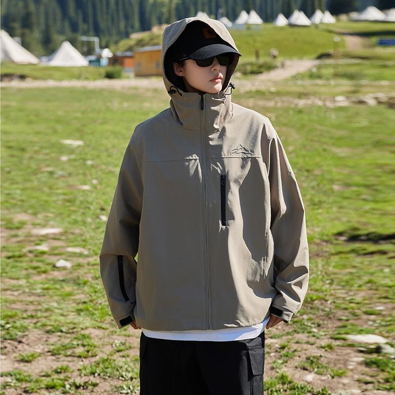 Куртка в горном стиле куртка для туризма мужская и женская с капюшоном альпинистский костюм верхняя одежда для улицы парная осенняя и зимняя одежда для холода