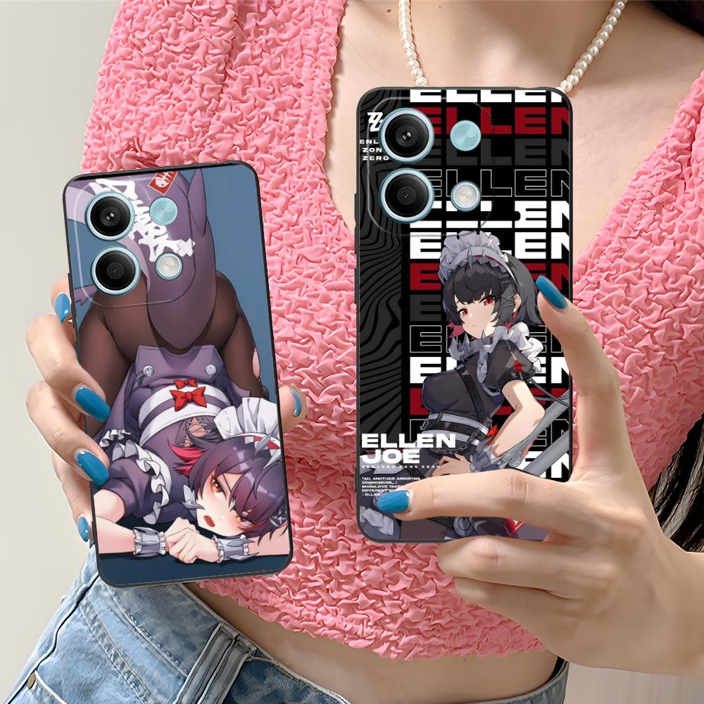 Чехол для телефона Zenless Zone Zero Ellen Joe для Xiaomi Redmi Note 14 13 12 11 S Pro Plus 4G 5G Цветная Печать Защитный Смартфон