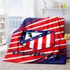 Atletico Madrid Personalized Name Blanket Lightweight Customizable Blanket Soft Warm Cozy Throw For Chair Living Room Sofa Livingroom for All Occasion