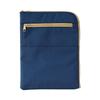 LIHIT LAB Goshuincho Pouch with Polypropylene Divider and Coin Pocket, Navy, A372-11