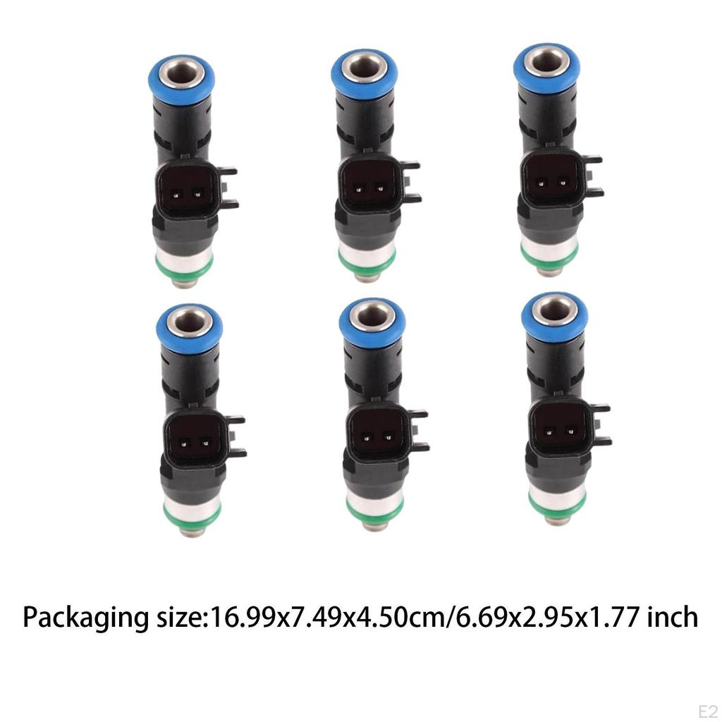 6x 0280158020 16-1090 Топливные форсунки для Dodge Dakota 3.7L V6 2004-2010