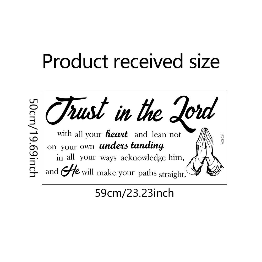 WZ9024 English Slogan Bedroom Living Room Study Home Beautification Decoration Wall Sticker