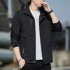 Куртка для активного отдыха на весну и осень, мужская ветрозащитная теплая водонепроницаемая куртка со съемным капюшоном