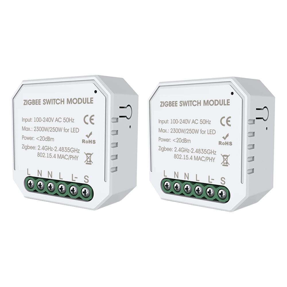 Tuya Zigbee DIY односторонний умный переключатель для маленького корпуса, приложение с дистанционным управлением, переключатель Zigbee, таймер, свет