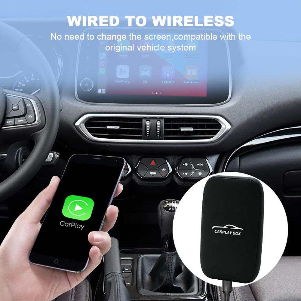 Беспроводной автомобильный адаптер Android Carplay для автомобиля Netflix YouTube Google Ai Box Автомобильный мультимедийный видеобокс Bluetooth-совместимый донгл