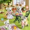 Куклы Sylvanian Families ST Mark Возраст 3 и Игрушка Sylvanian Epoch [Семья коал] FS-15 Сертифицировано, Вверх, Кукольный домик, Семьи,