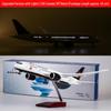 Модель самолета Air Canada 787 со светом - Новая ливрея 43 см Канадский Boeing Симулятор Пассажирская модель