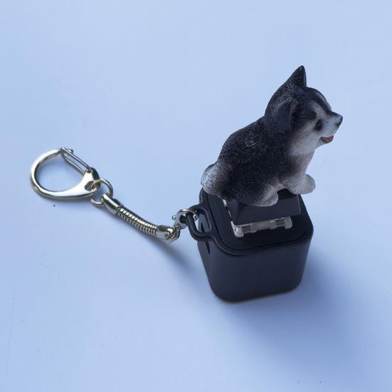 Игрушка-непоседа в виде клавиатуры для собаки со звуком, светодиодной подсветкой, для снятия стресса и тревоги