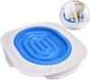 NILS cat toilet seat cover blue