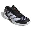 Men's Sneakers Adidas Adizero Ubersonic 5 Tennis Shoes Men's Low-top Black/White/Neon Red