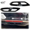 2016 To 2019 for Volkswagen Magotan Passat B8 2016-2019 Rear Lip Bumper Spoiler Car Tail Throat Frame Exhaust Pipe Trim ABS