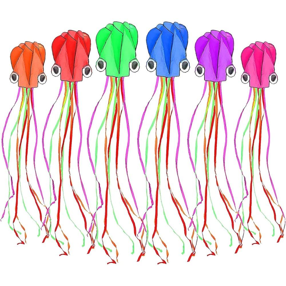 Orange 3D 3D Kite 4m Giant Soft Kite Factory Outlet Children Flying Kite  Family Interaction