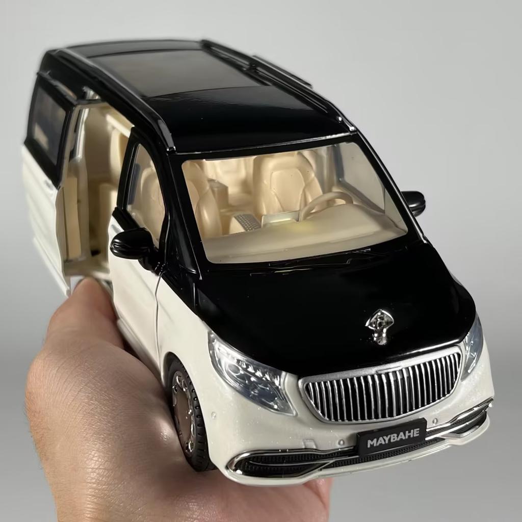 1:24 Mercedes Benz Maybach VS680 Бизнес-автомобиль Сплав Металл Литая Модель Автомобиля Настольный Дисплей Коллекционный Орнамент Праздничный Подарок