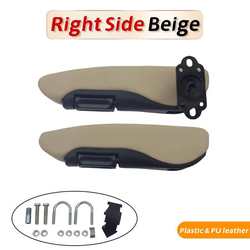 Universal Left Right Armrest Seat Adjustable Car Center Console Arm Rest Box Interior Accessories PU Leather 31cm 36cm 40cm
