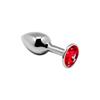 Mini Metal Butt Plug S Red