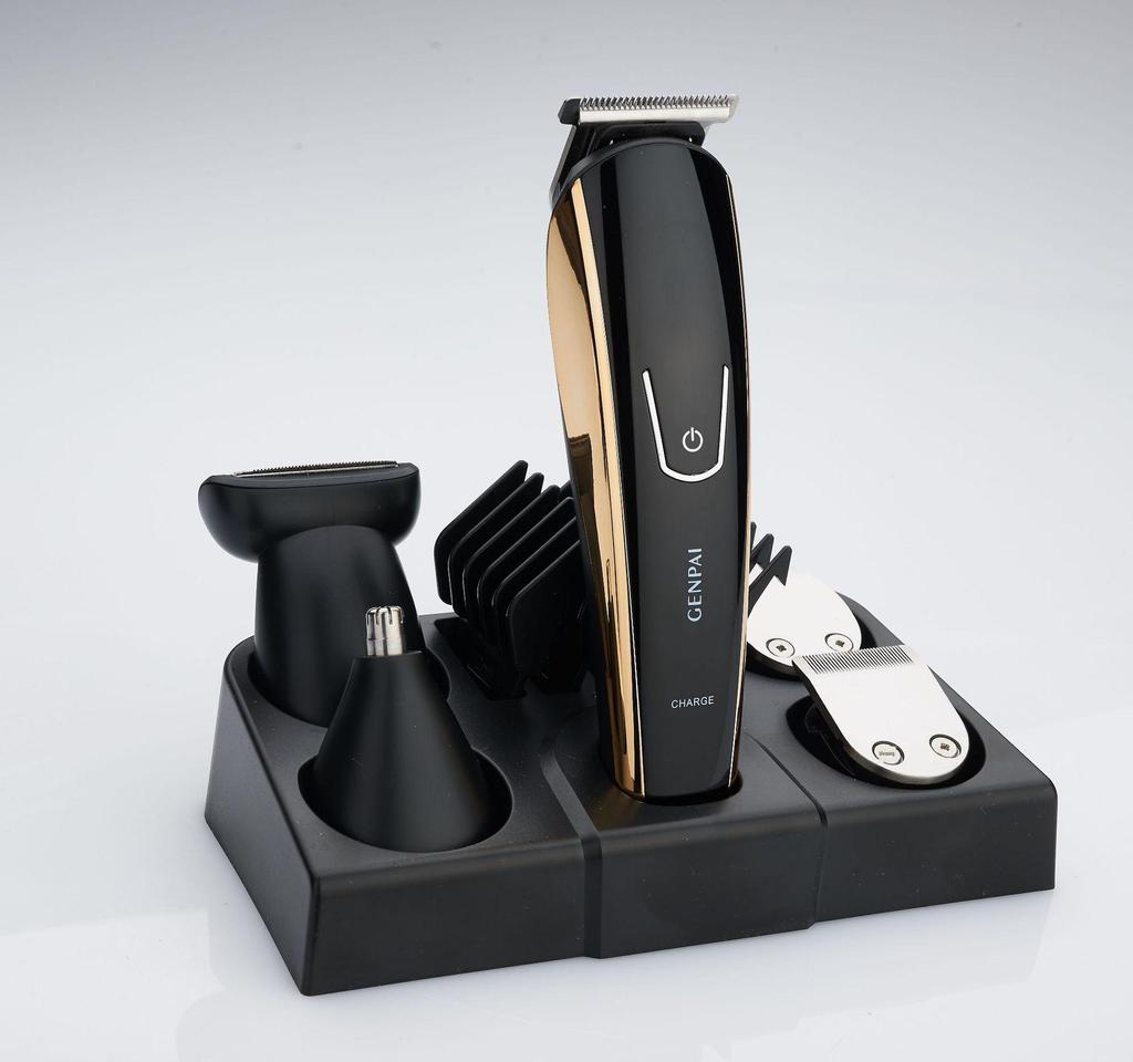 USB Rechargeable Men's Electric Hair Clipper: Multi-Function for Hair, Beard, and Nose Trimming