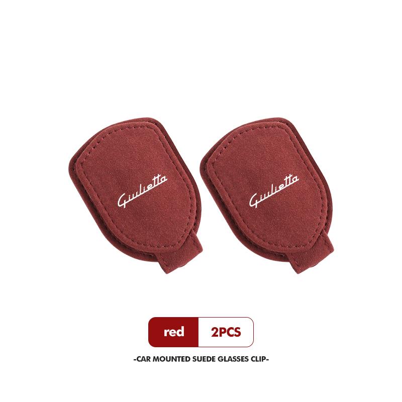 2026 Hot Sticker For Alfa Romeo Car Sun Visor Clip Glasses Cards Magnetic Sunglasses Bracket GT Stelvio F1 Brera Volante Tonale 