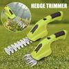 Electric Trimmer Pruning Shears Garden Lawn Hedge Rechargeable Cordless Fence Scissors Pruning Weeder Garss Weeding Mower Tools