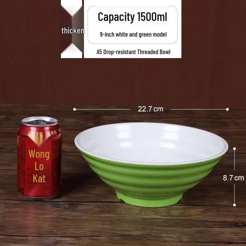 Melamine Instant Noodle Ramen Bowl