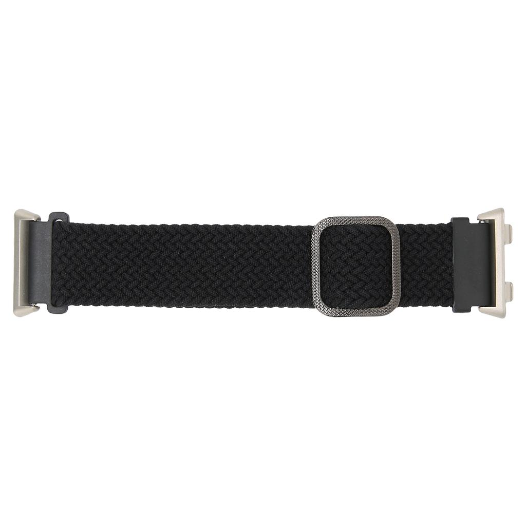Adjustable Smartwatch Strap for Oppo Watch 2 46mm Knitting Elastic Loop Watchband ReplacementBlack