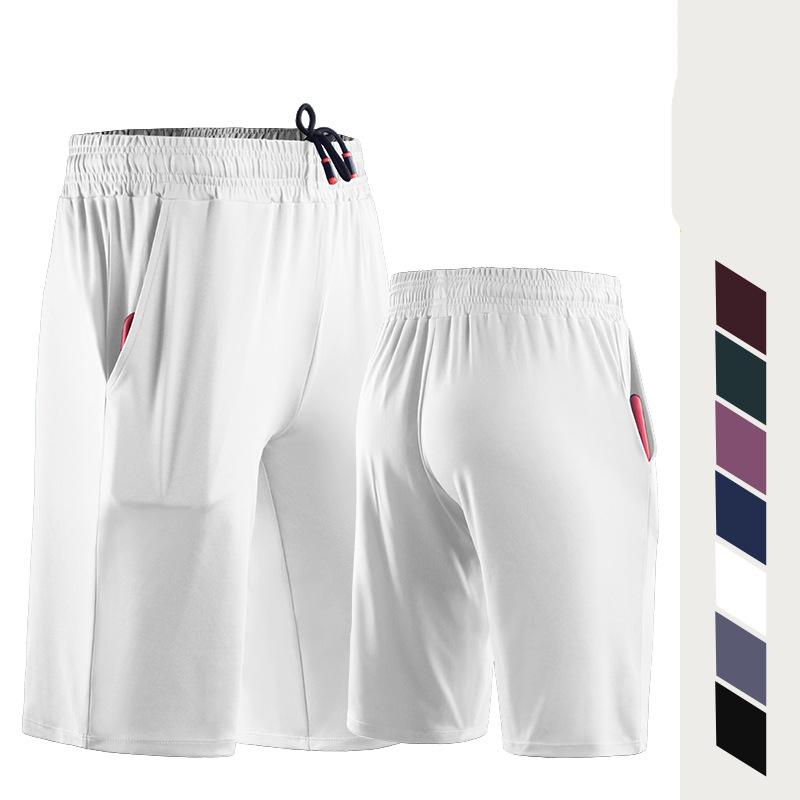 7 цветов, спортивные шорты, женские летние свободные прямые повседневные дышащие шорты для фитнеса, M-4XL