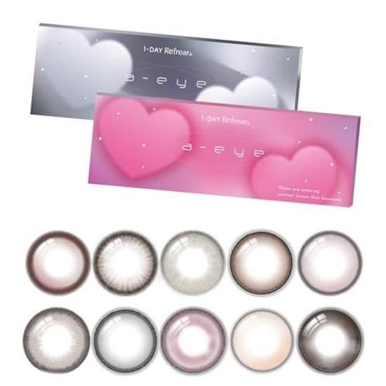 A-eye Цветные линзы Однодневные Refrear AI 10 штук в упаковке 1DAY PWR 0.00 Dramatic Gray
