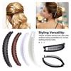 4Pcs/Set Banana Hair Clip Large Vintage Non-slip Thin Fine Thick Hair Claw Clip Women Hair Clincher Combs Ponytail Holder Hair Accessories