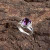 Amethyst Gemstone 925 Sterling Silver Jewelry Handmade Engagement Ring For Her RR-11-5