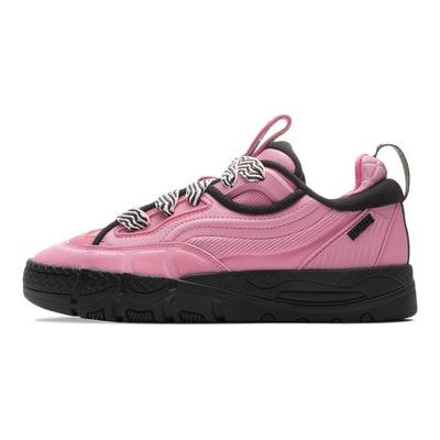 Li Ning CF Su Yu 4 Классические толстые подошвы, увеличивающие рост, низкие кроссовки для скейтборда, женские кроссовки розового цвета AGLU298-2