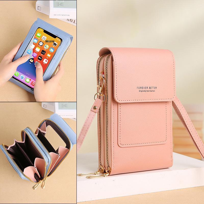 Women's Crossbody Phone Bag: Versatile, Multi-Functional, Vertical Touchscreen Shoulder Bag