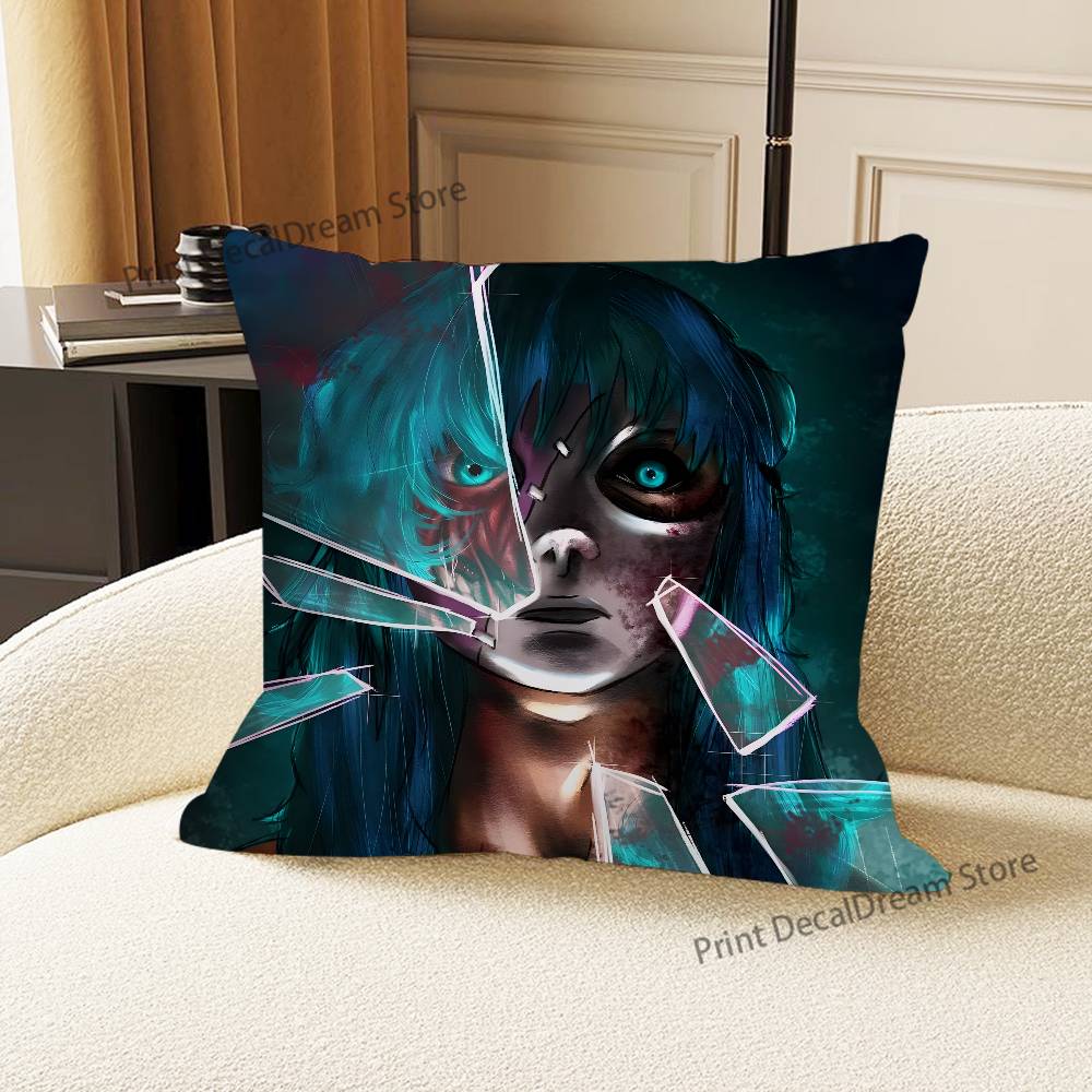 SSally Face Cushion For Bedroom Car Coffee Shop Room and Living Room Sofa Decorative Pillow Cover Case