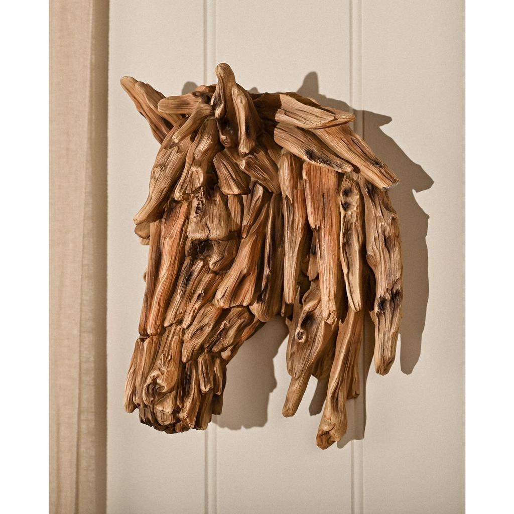 Naturecraft Resin Driftwood Collection Horse Head Wall Art
