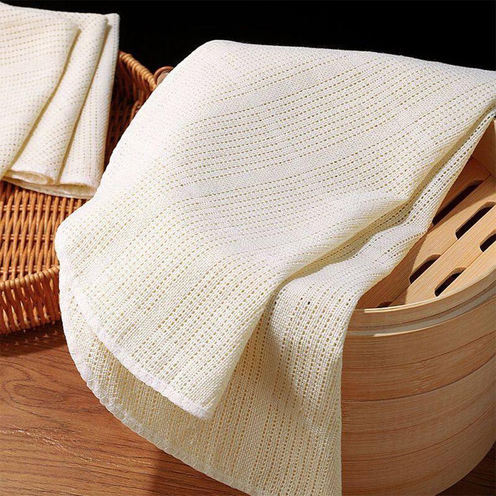 Non-stick Steaming Liner Cotton Steamer Mat New Round Steamer Cloth Rice Steaming