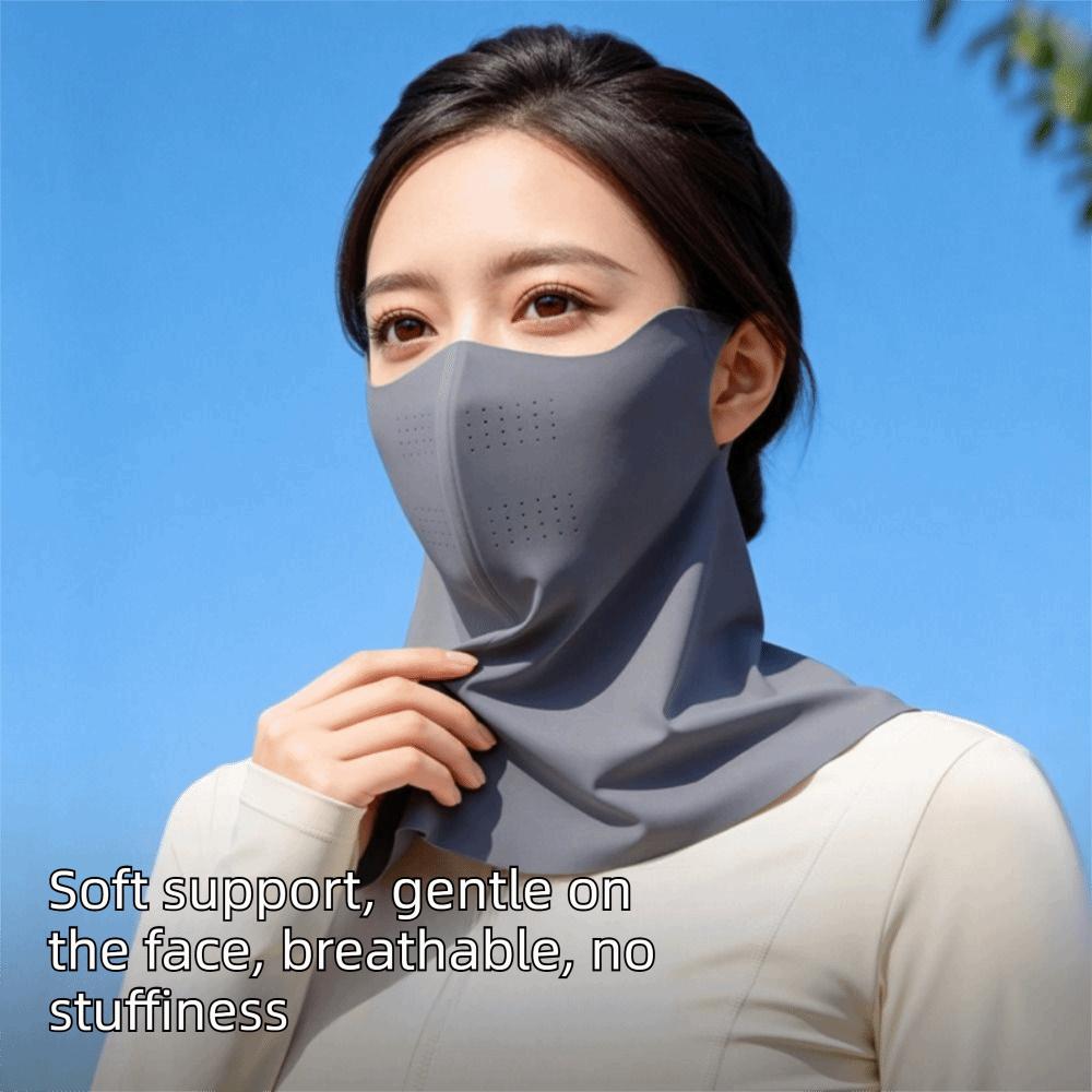 Neck Anti UV Sunscreen Mask Summer Face Gini Mask Elastic Sunscreen Face Scarf Fishing