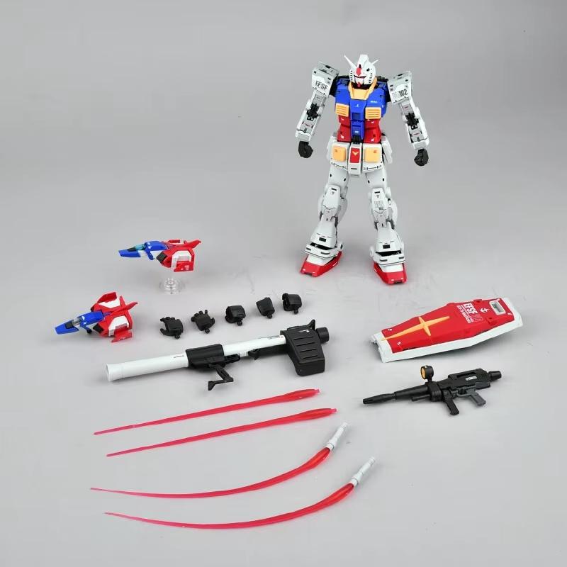 Panda Rg Увеличенная Версия 1/100 Rx-78-2 2.0 Сборная Модель Набор Фигурка Настольное Украшение Подарок Пазл для Мальчиков Коллекционная