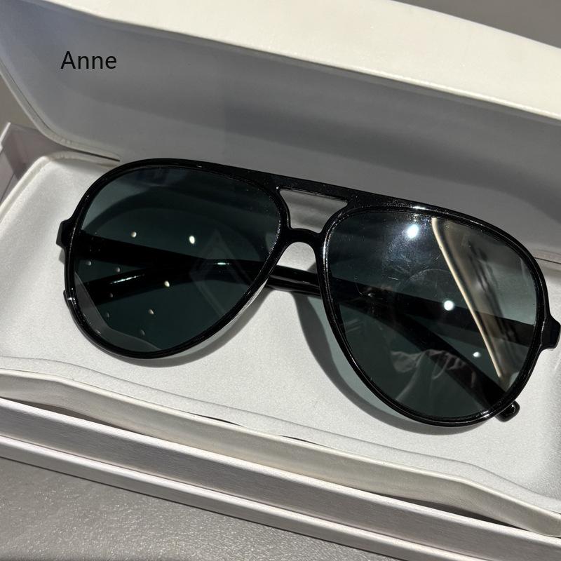 Модные мужские солнцезащитные очки-авиаторы оверсайз с двойной переносицей, винтажные с заклепками, женские красные и синие, трендовые панк очки, солнцезащитные очки, защита от УФ-лучей 400